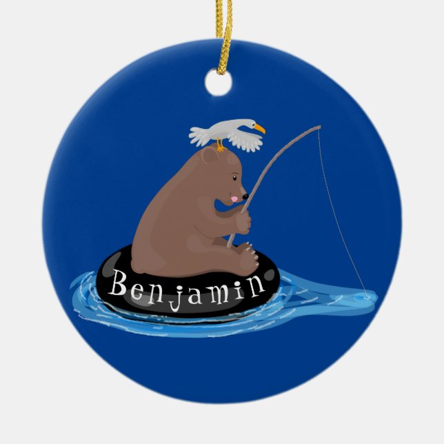 Niedlicher Cartoon Keramik Ornament (Vorne)