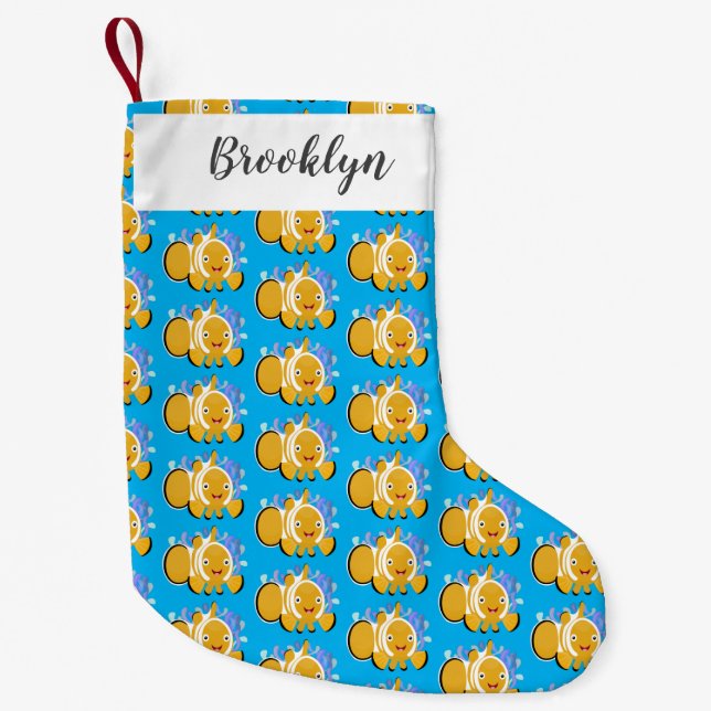 Niedlicher Cartoon Kleiner Weihnachtsstrumpf (Vorderseite)