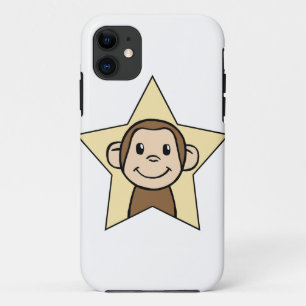 Niedlicher Cartoon-Klipp-Kunst-Affe mit Case-Mate iPhone Hülle