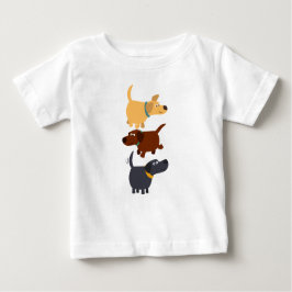 Niedlicher Cartoon Labradors in 3 Aromen Baby T -  T-shirt