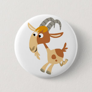 Niedlicher Cartoon-laufendes Button