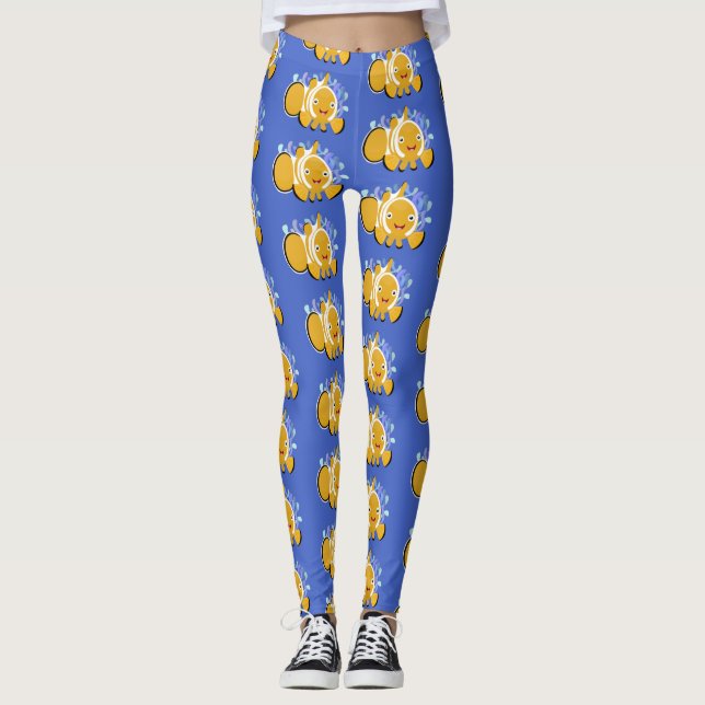 Niedlicher Cartoon Leggings (Vorderseite)