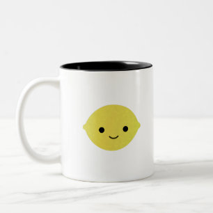 Niedlicher Cartoon Lemon Zweifarbige Tasse