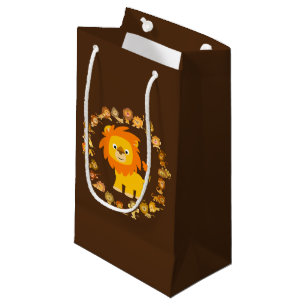 Niedlicher Cartoon Lion Mandala Geschenktasche Kleine Geschenktüte