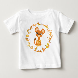 Niedlicher Cartoon Lionesses Mandala Baby T - Shir Baby T-shirt