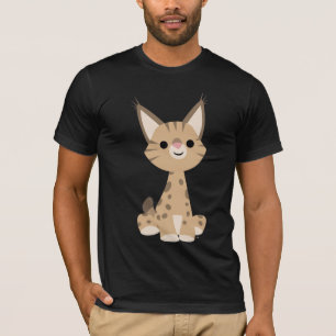 Niedlicher Cartoon Lynx T - Shirt