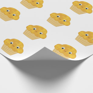 Niedlicher Cartoon Mais Muffin Geschenkpapier
