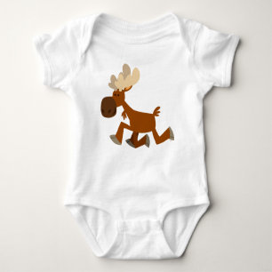 Niedlicher Cartoon Merry Moose Baby Bekleidung Baby Strampler