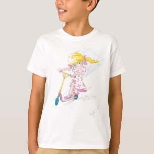 Niedlicher Cartoon Microscooter T-Shirt