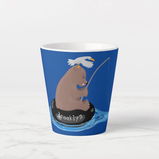 Niedlicher Cartoon Milchtasse (Vorderseite)