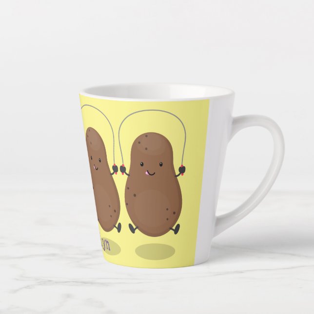 Niedlicher Cartoon Milchtasse (Rechts)