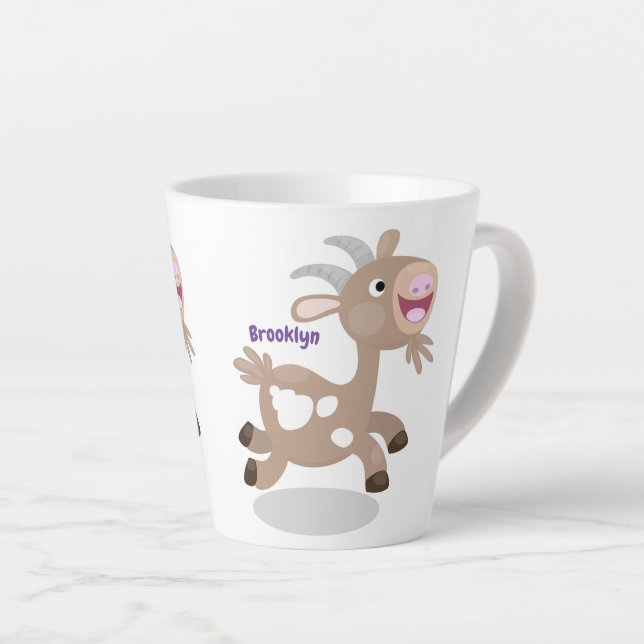 Niedlicher Cartoon Milchtasse (Rechte Ecke)