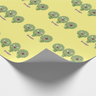 Niedlicher Cartoon mit Artischocken Geschenkpapier