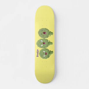 Niedlicher Cartoon mit Artischocken Skateboard