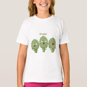 Niedlicher Cartoon mit Artischocken T-Shirt