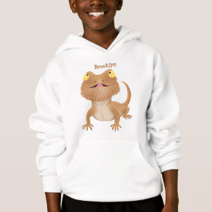 Niedlicher Cartoon mit Bartentreue Hoodie