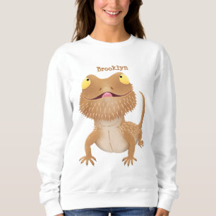 Niedlicher Cartoon mit Bartentreue Sweatshirt