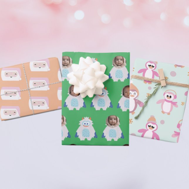 Niedlicher Cartoon Muster für individuelle Kinder Geschenkpapier Set (Von Creator hochgeladen)