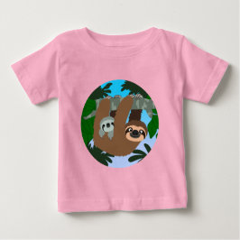 Niedlicher Cartoon Muttermilch und Baby T-shirt