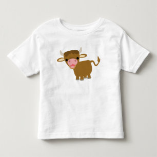 Niedlicher Cartoon-OchsenkindT - Shirt
