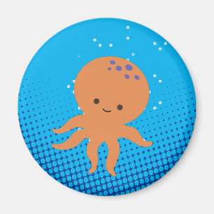 Niedlicher Cartoon Octopus Magnet