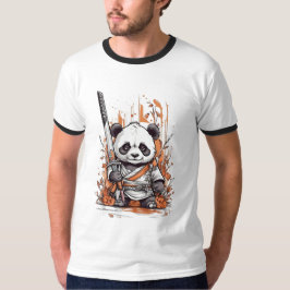 Niedlicher Cartoon Panda Samurai | Einzigartiges g T-Shirt