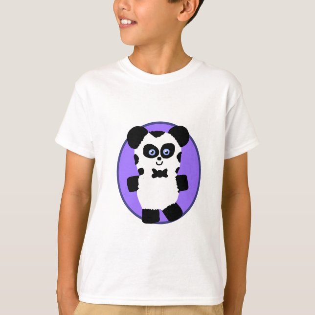 Niedlicher Cartoon Panda Shirt (Vorderseite)