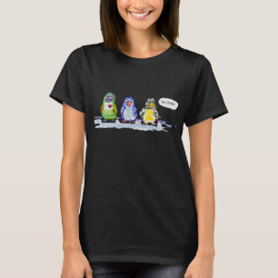 Niedlicher Cartoon Penguins Chillin Tshirt