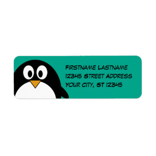 niedlicher Cartoon Penguinsmaragd und -SCHWARZES