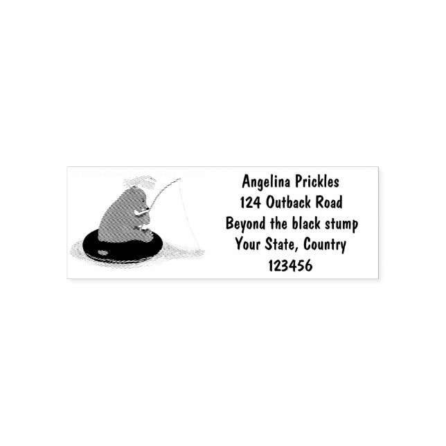 Niedlicher Cartoon Permastempel (Design)