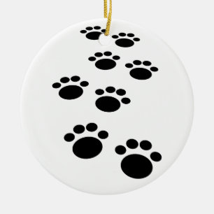 Niedlicher Cartoon Pet Pet Trail Keramik Ornament