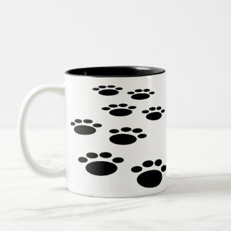 Niedlicher Cartoon Pet Pet Trail Zweifarbige Tasse
