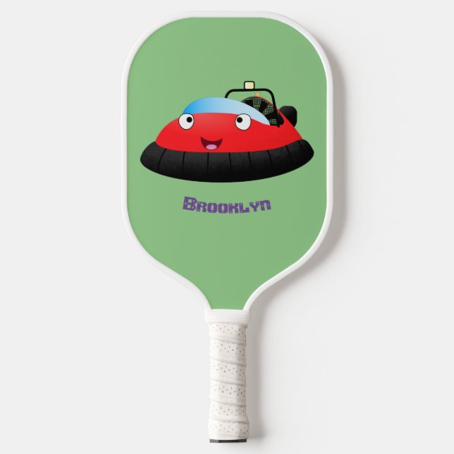 Niedlicher Cartoon Pickleball Schläger (Vorderseite)