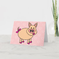 Niedlicher Cartoon Pig