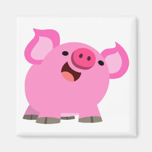 Niedlicher Cartoon Pig Magnet