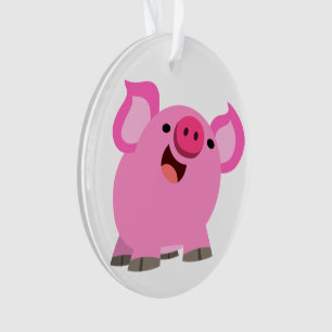 Niedlicher Cartoon Pig Ornament