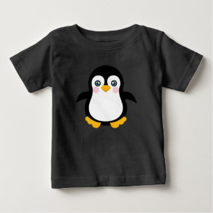 Niedlicher Cartoon Pinguin-Design Baby T-shirt