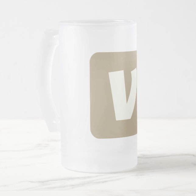 NIEDLICHER CARTOON PINK GENOME MATTGLAS BIERGLAS (Vorderseite Links)