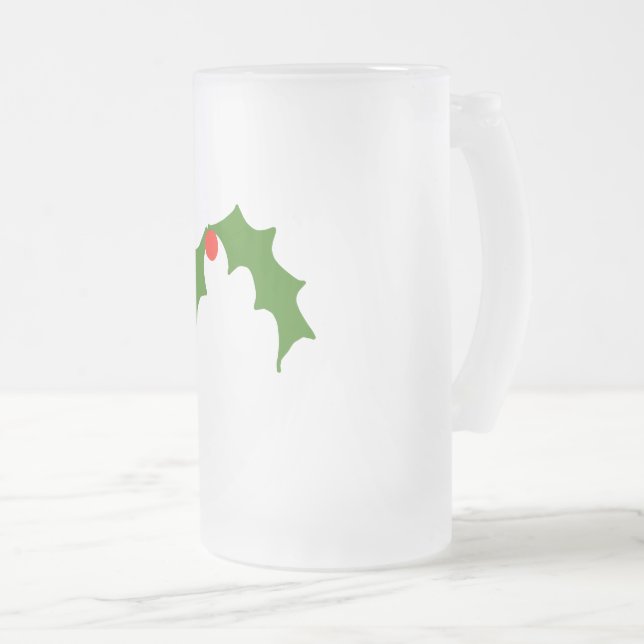 NIEDLICHER CARTOON PINK GENOME MATTIERTE GLASBIER- MATTGLAS BIERGLAS (VorderseiteRechts)