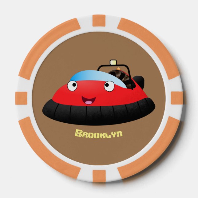 Niedlicher Cartoon Pokerchips (Vorderseite)