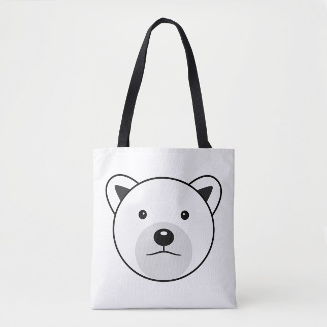 Niedlicher Cartoon Polar Bear (Vorderseite)