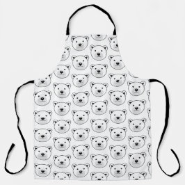 Niedlicher Cartoon Polar Bear Schürze