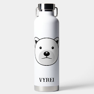 Niedlicher Cartoon Polar Bear Trinkflasche