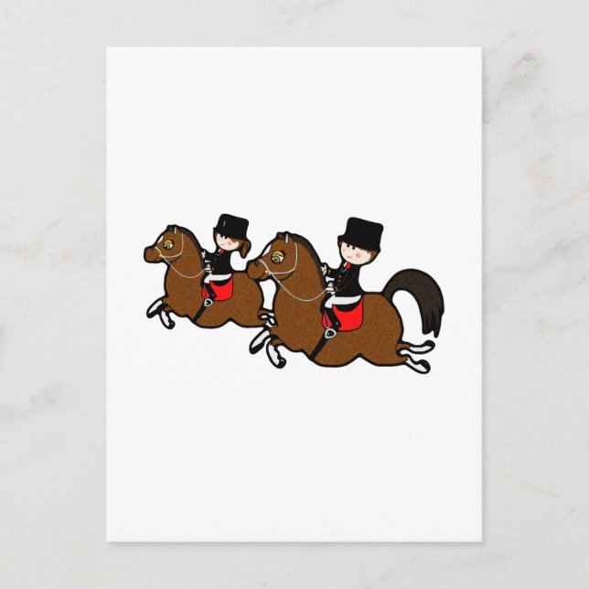 Niedlicher Cartoon Postkarte (Vorderseite)