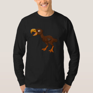 Niedlicher Cartoon Prähistorische Tiere Terror Bir T-Shirt