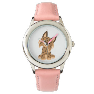 Niedlicher Cartoon Prankings Lynx Watch Armbanduhr