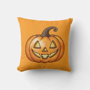 Niedlicher Cartoon Pumpkin Orange Halloween Kissen