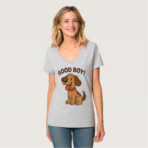 🐶   Niedlicher Cartoon Pup mit Fun Vibes T-Shirt