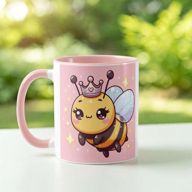 Niedlicher Cartoon Queen Bee Tasse (Von Creator hochgeladen)