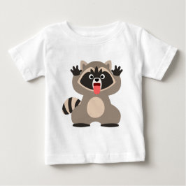 Niedlicher Cartoon Raccoon Baby T-Sh Baby T-shirt